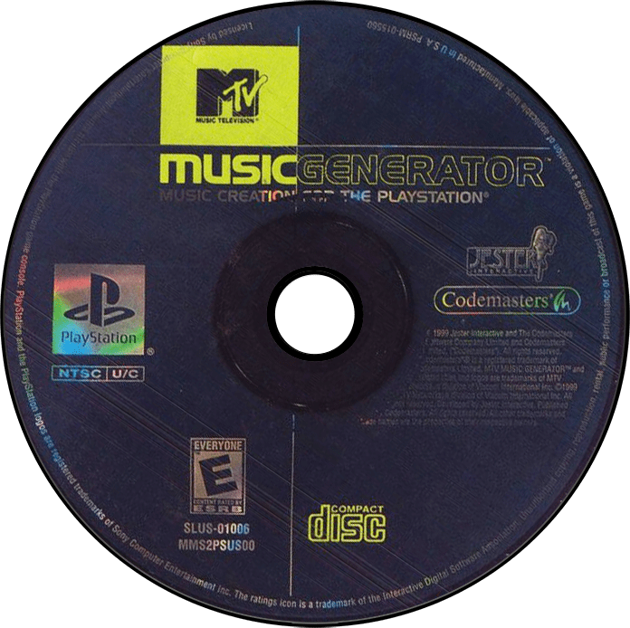 MTV Music Generator media 7 for Playstation